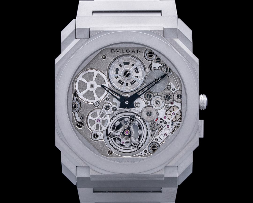 Bulgari 102937 Octo Finissimo Tourbillon Titanium Skeleton Dial LIMITED