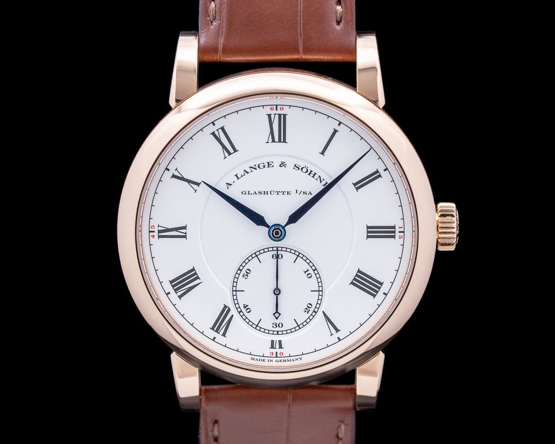 A. Lange and Sohne 260.032 Richard Lange Pour le Merite 18K RG White Dial LIMITED