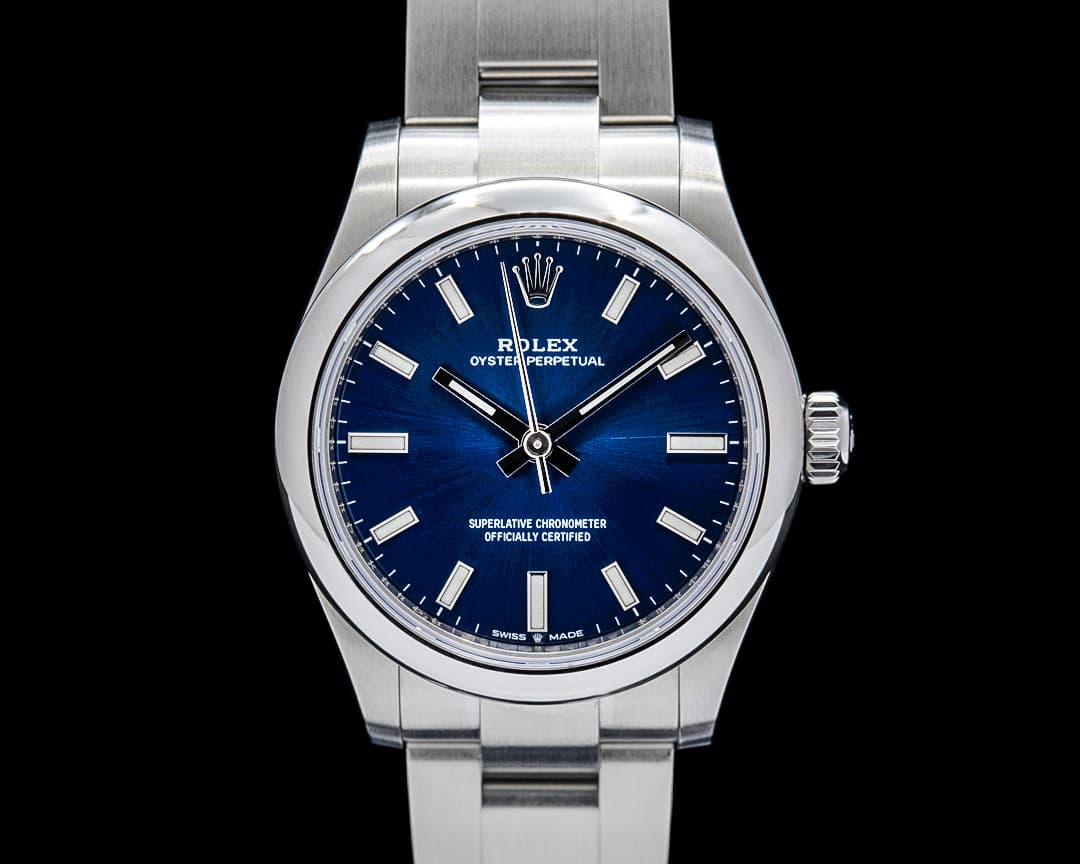Rolex 277200 Oyster Perpetual 31 SS Blue Dial
