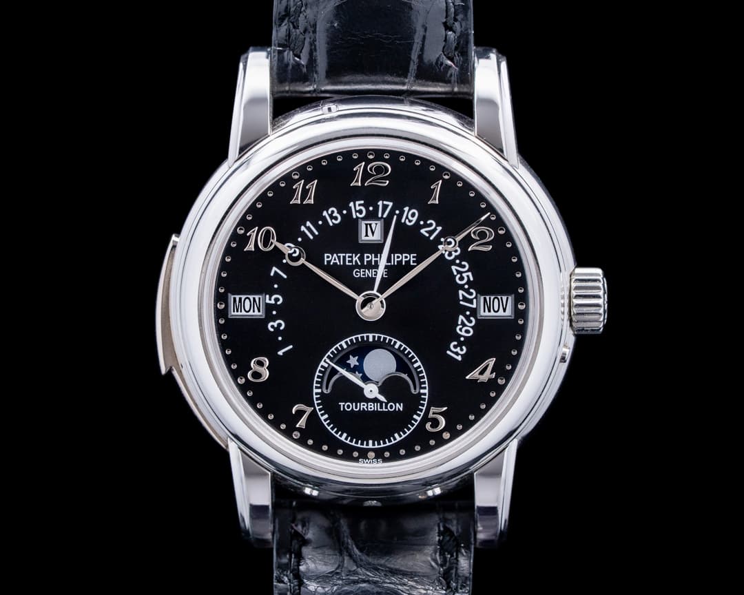 Patek Philippe 5016P-018 Grand Complications Platinum Black Dial RARE