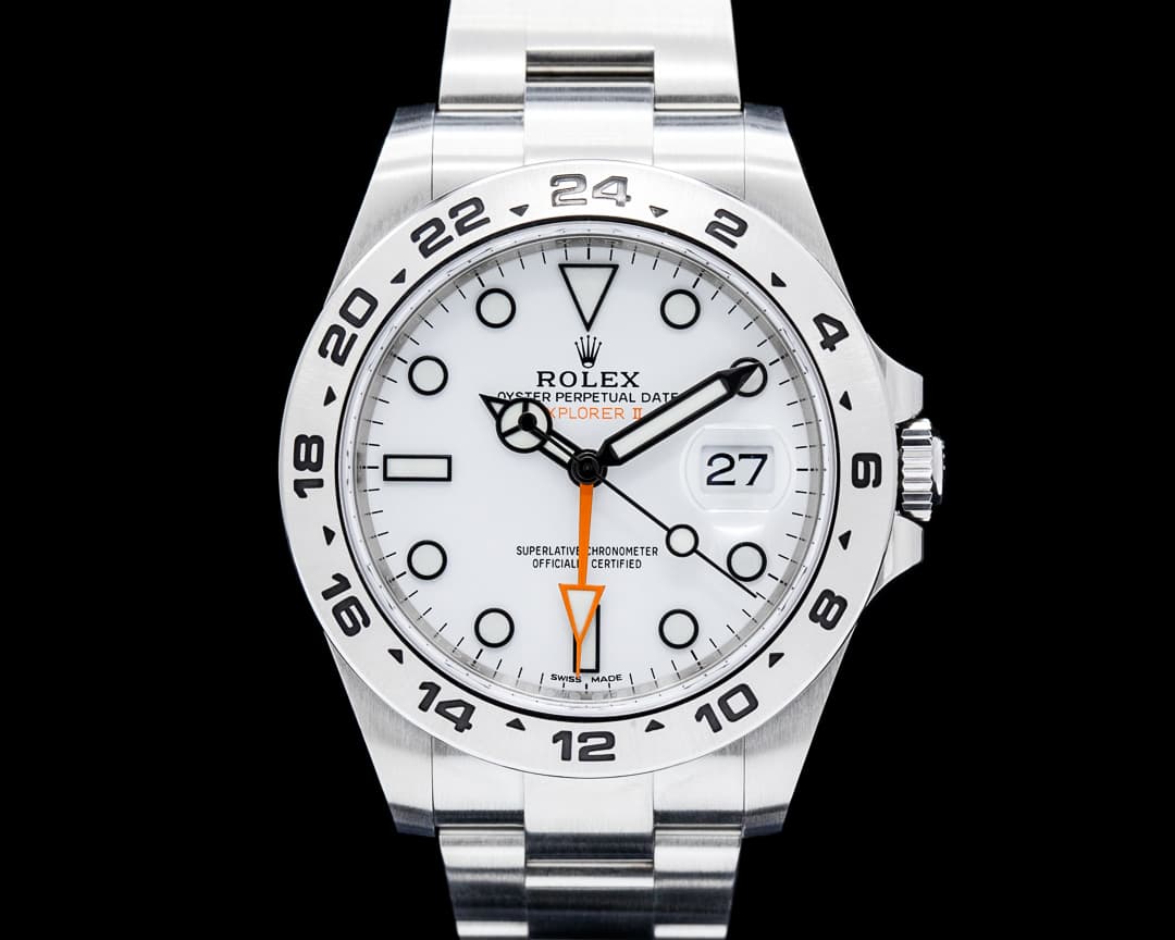 Rolex 216570 Explorer II SS White Dial