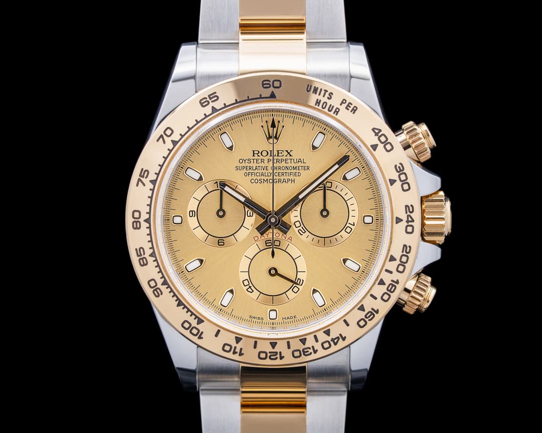 Rolex 116503 Daytona 18K YG / SS Champagne Dial