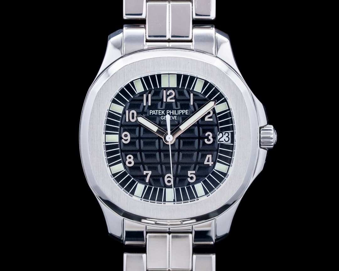 Patek Philippe 5065A-001 Aquanaut Jumbo SS Black Dial