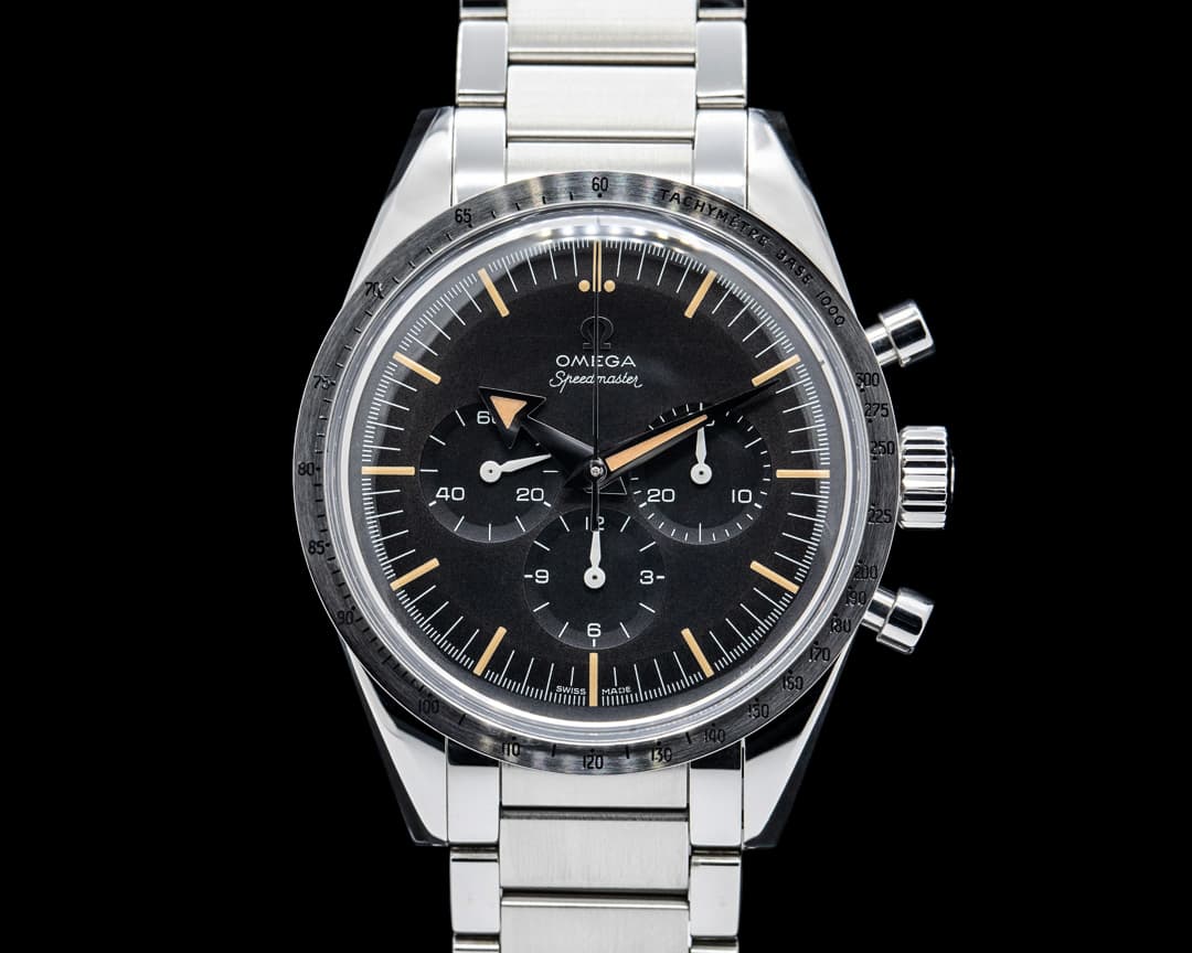 Omega Speedmaster 1957 Trilogy SS Black Dial LIMITED