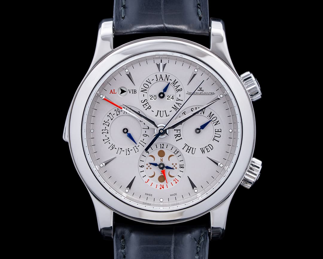 Jaeger-LeCoultre Q163644A Master Grande Reveil Platinum Silver Dial LIMITED