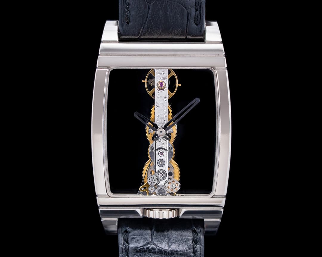 Corum Golden Bridge "50th Anniversary" 18K White Gold Skeleton Dial LIMITED