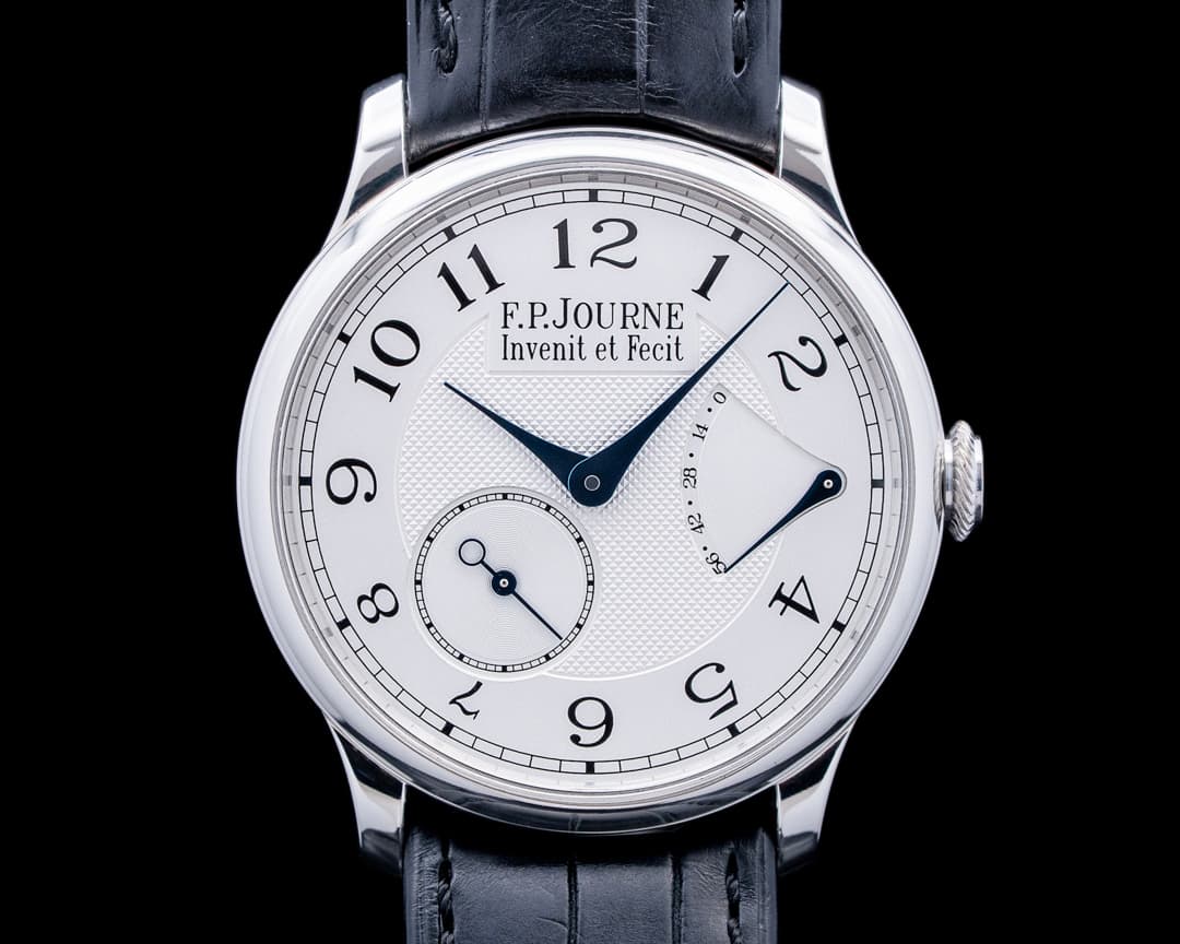 F.P. Journe CS Chronometre Souverain 38MM Platinum Silver Guilloche Dial