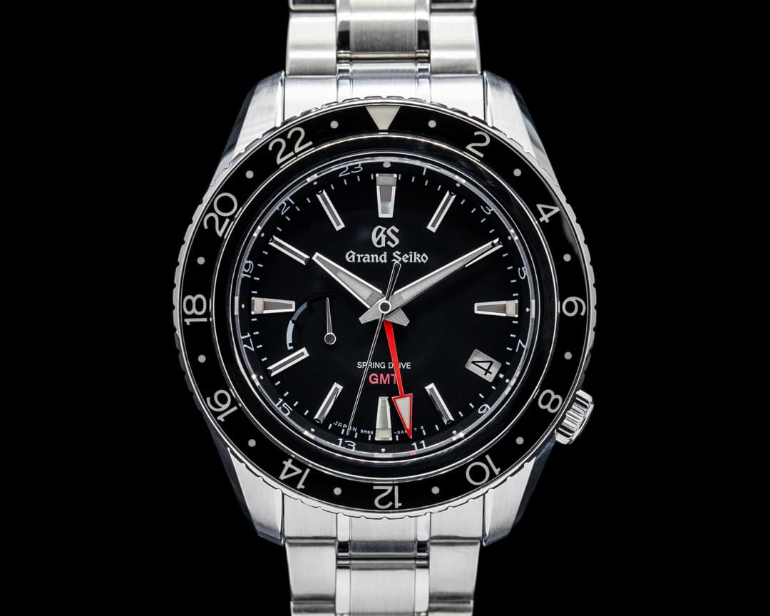 Grand Seiko SBGE201G Sport Collection Spring Drive GMT SS Black Dial