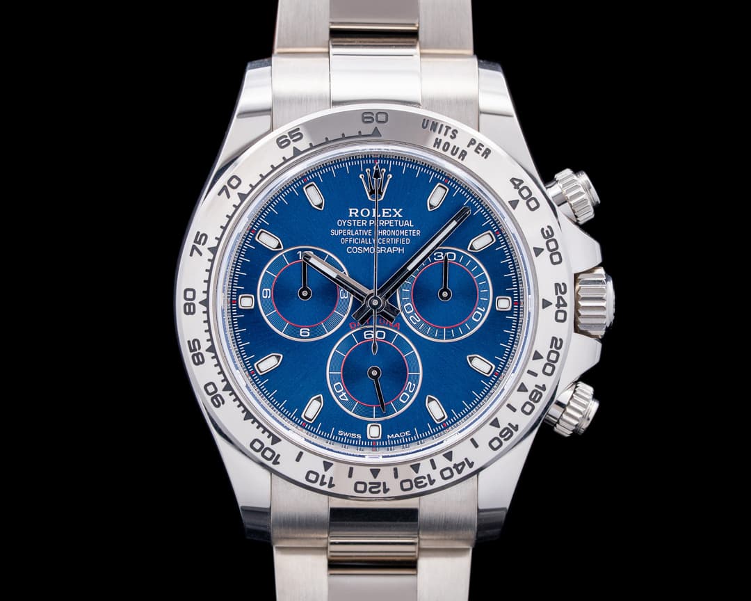 Rolex 116509 Daytona 18K White Gold Blue Dial