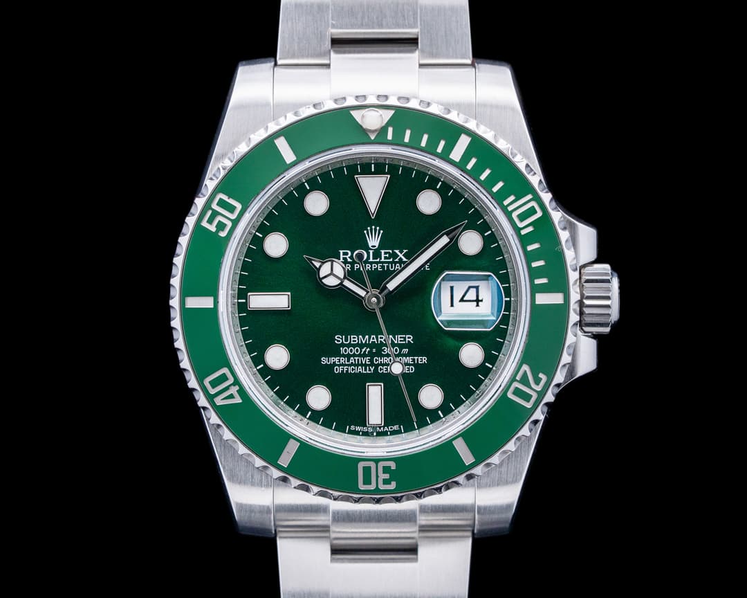 Rolex 116610LV Submariner Date "Hulk" SS Green Dial