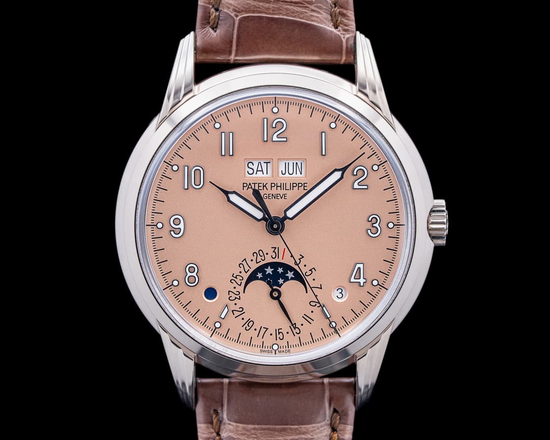 Patek Philippe 5320G Grand Complications Perpetual Calendar 18K WG Salmon Dial