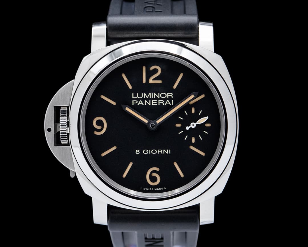 Panerai PAM01655 Luminor Destro 8 Giorni SS Black Dial