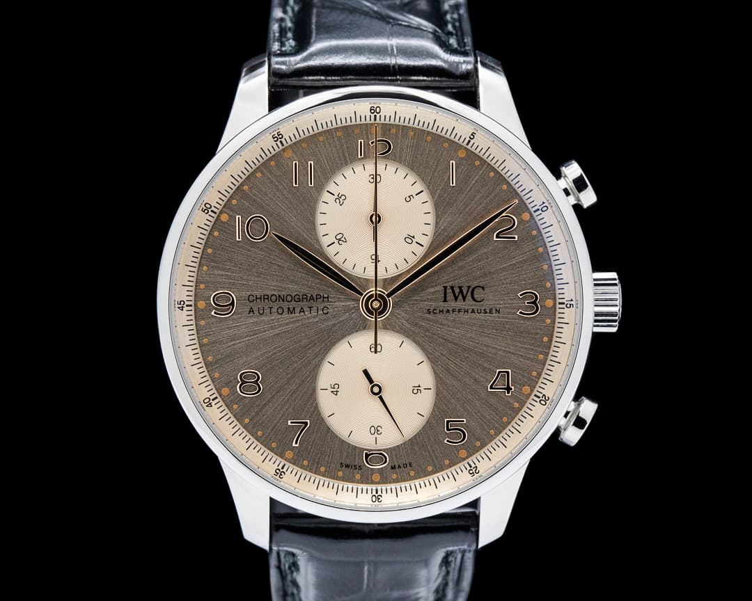 IWC IW371624 Portugieser Chronograph SS Dune Dial