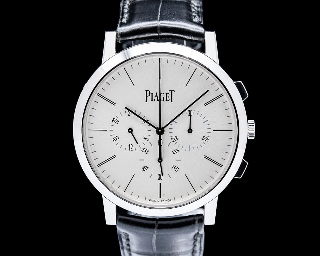 Piaget G0A41035 Altiplano Chronograph 18K White Gold Silver Dial