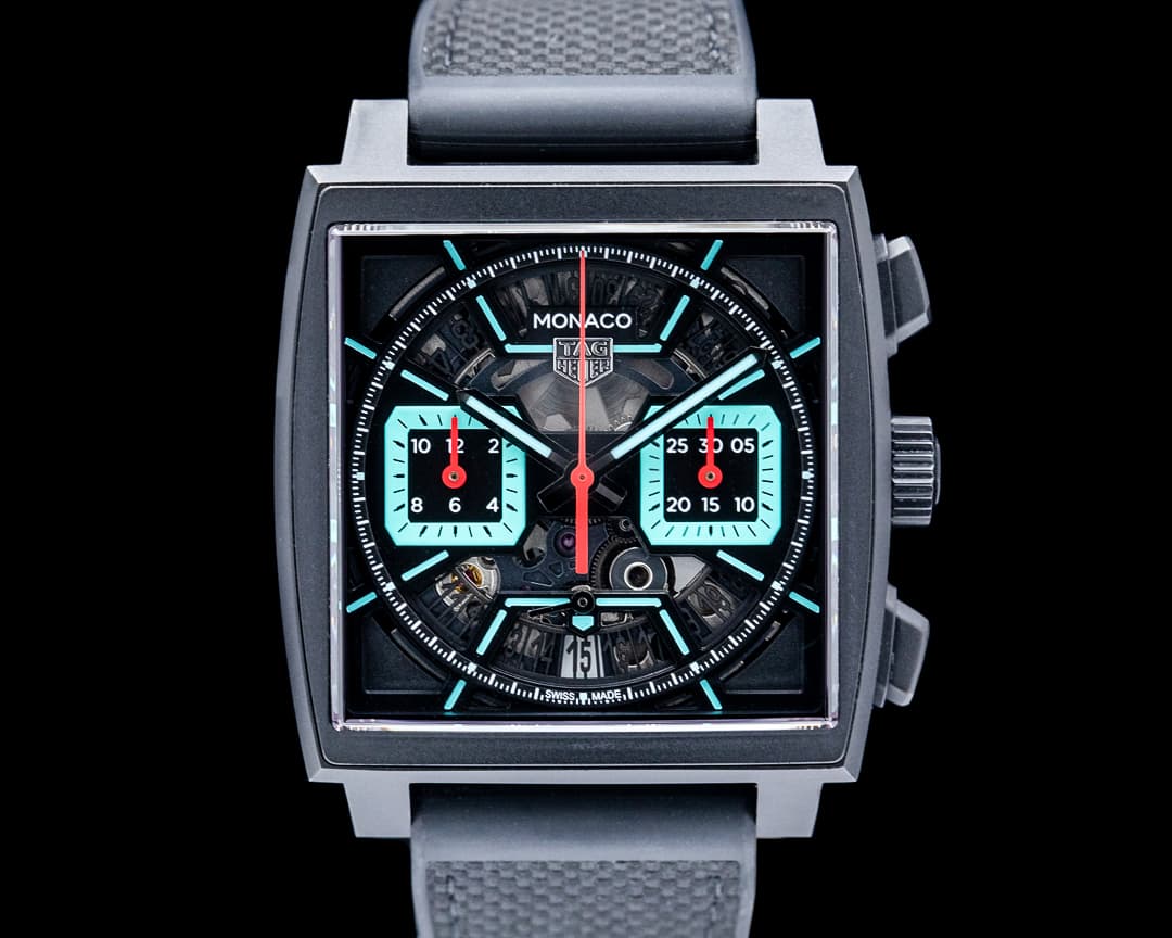 TAG Heuer Monaco Chronograph Black DLC Titanium Skeleton Dial
