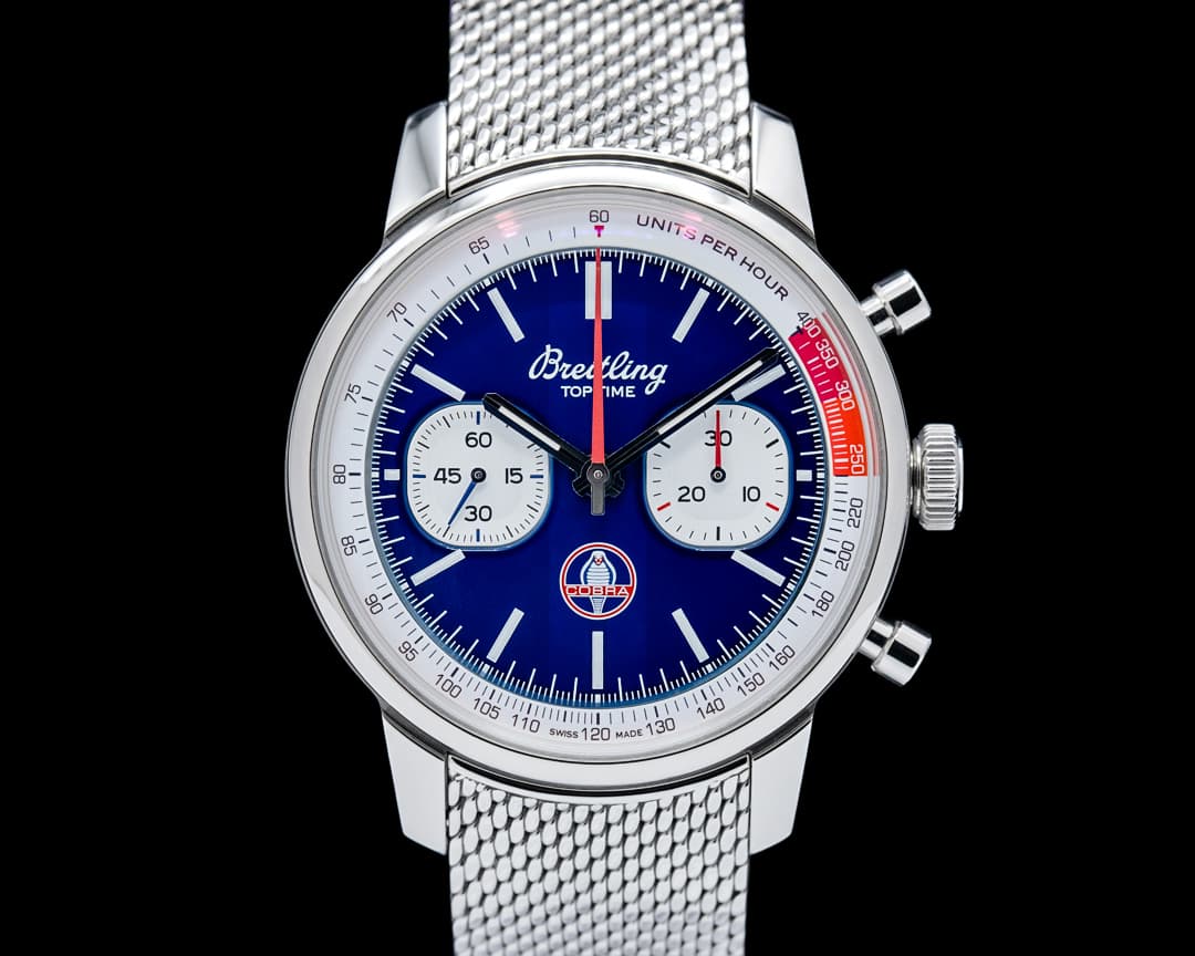 Breitling AB0176 Top Time B01 Shelby Cobra SS Blue Dial