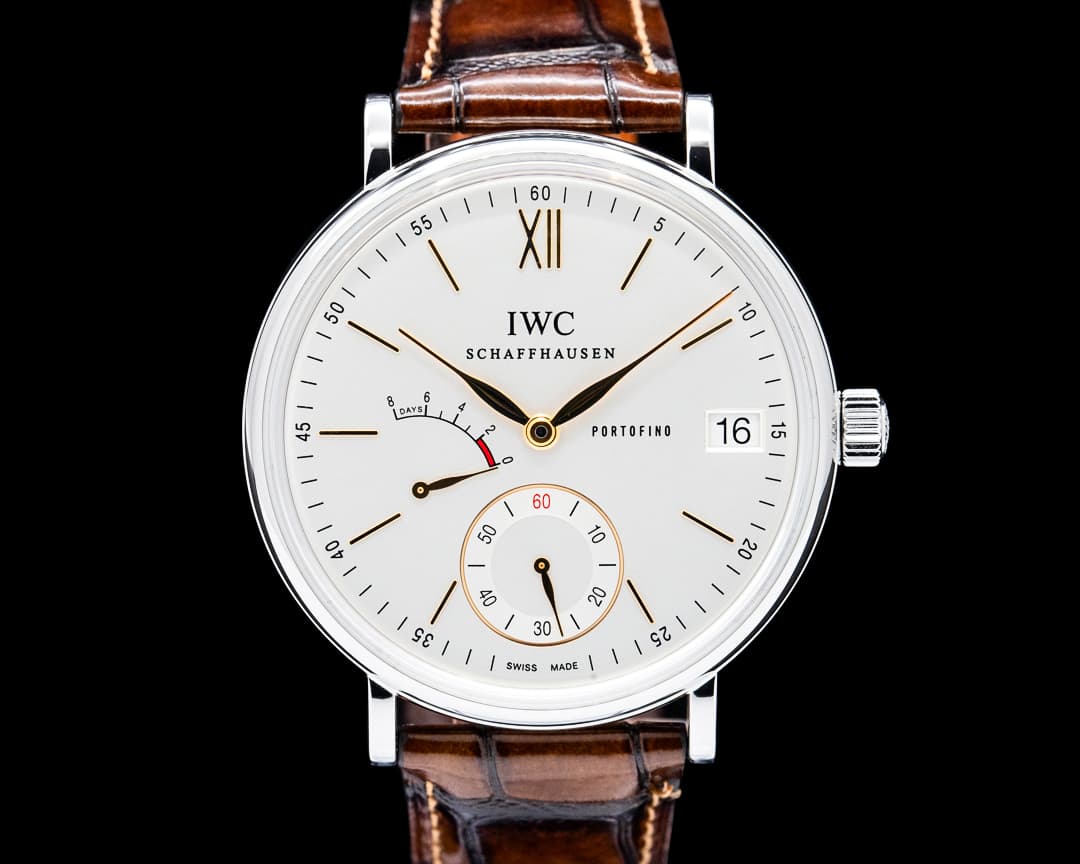IWC IW510103 Portofino Hand-Wound Eight Days SS Silver Dial