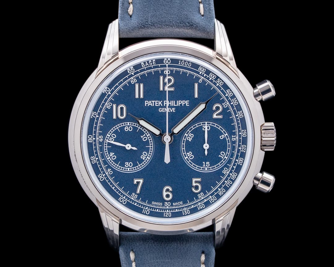Patek Philippe 5172G-001 Chronograph 18K White Gold Blue Dial
