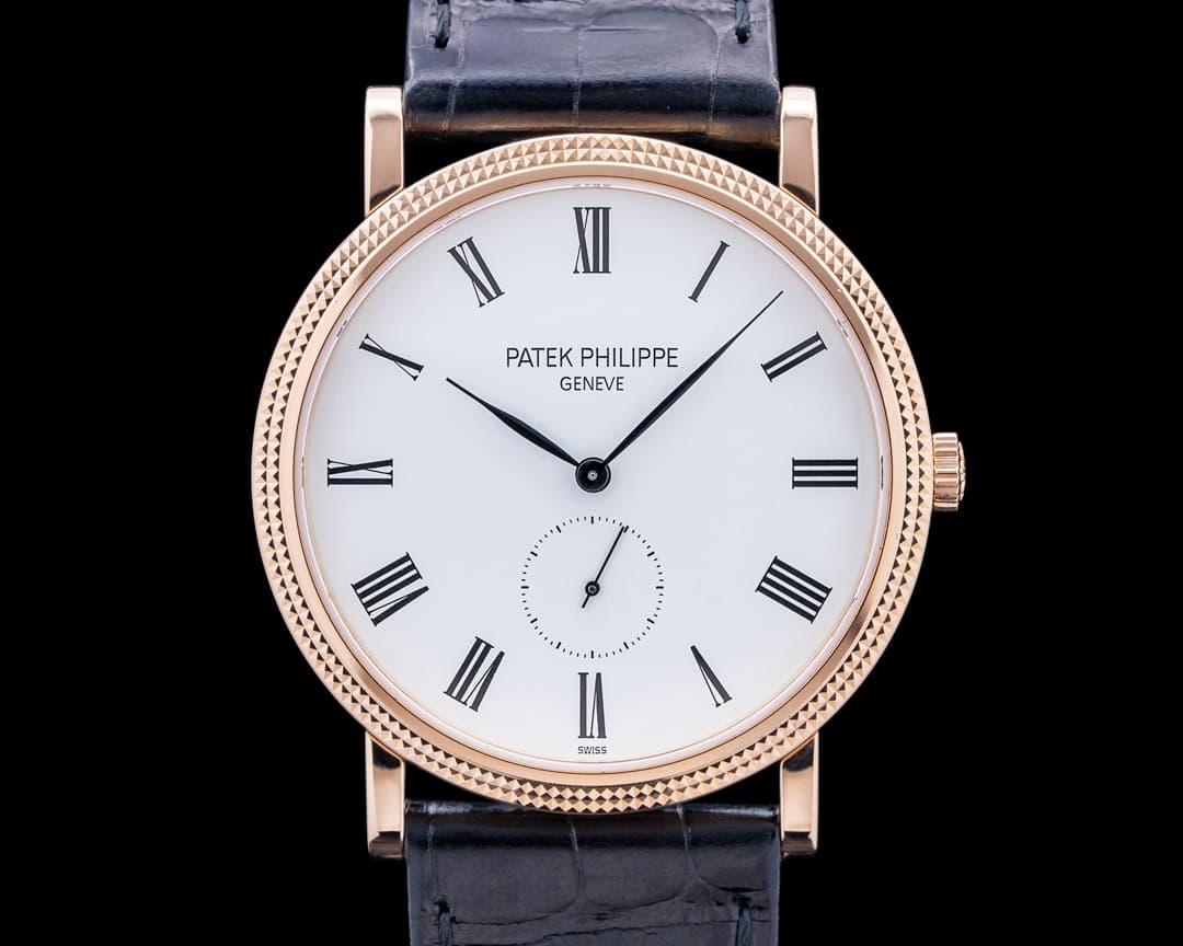 Patek Philippe 5119R Calatrava 18K Rose Gold White Dial