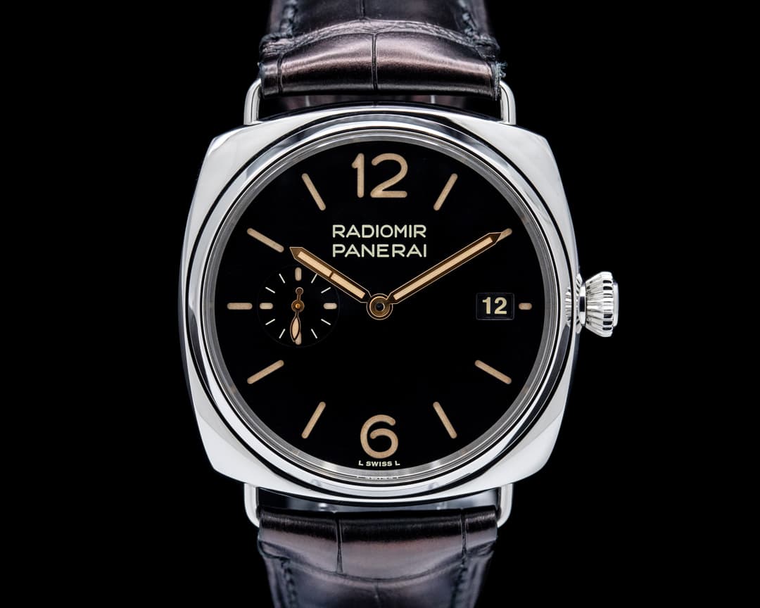 Panerai PAM01294 Radiomir Quaranta Stainless Steel Black Dial