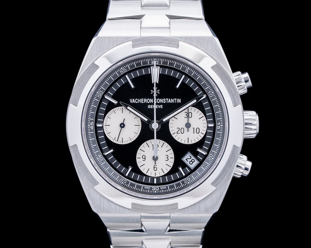 Vacheron Constantin 5500V Overseas Chronograph SS Black Dial