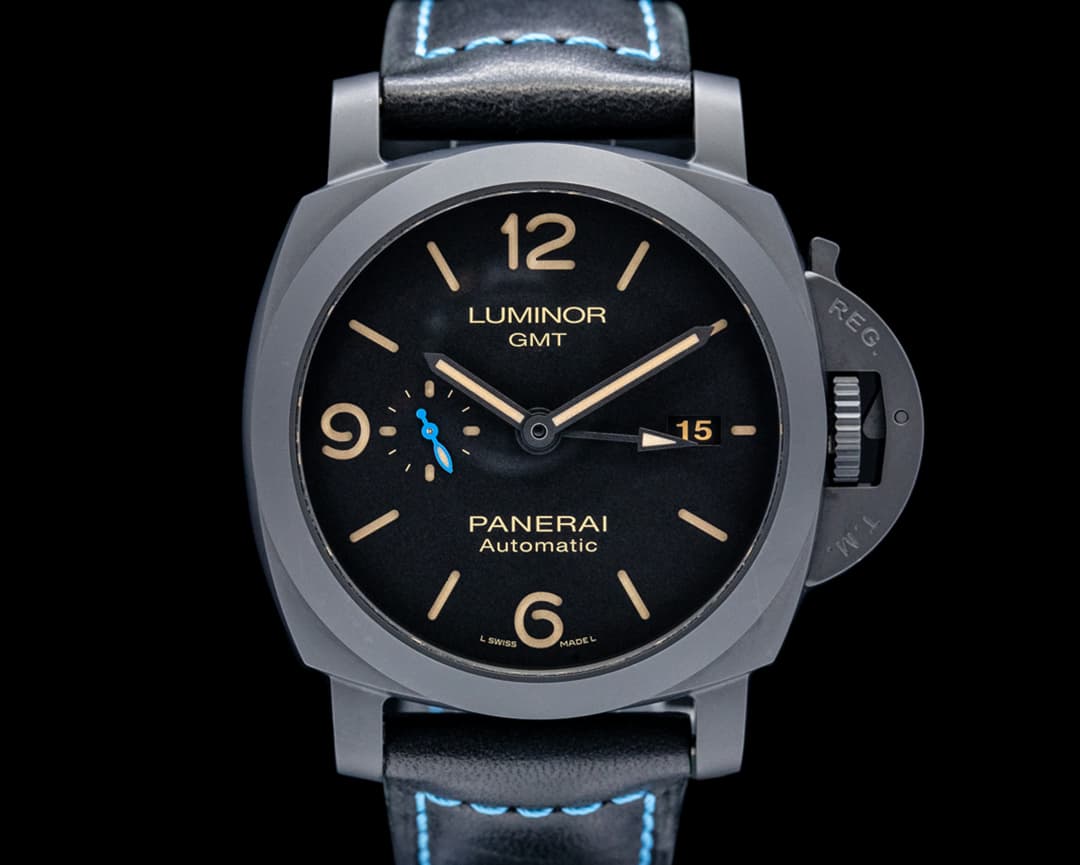 Panerai PAM01441 Luminor GMT Ceramic Black Dial