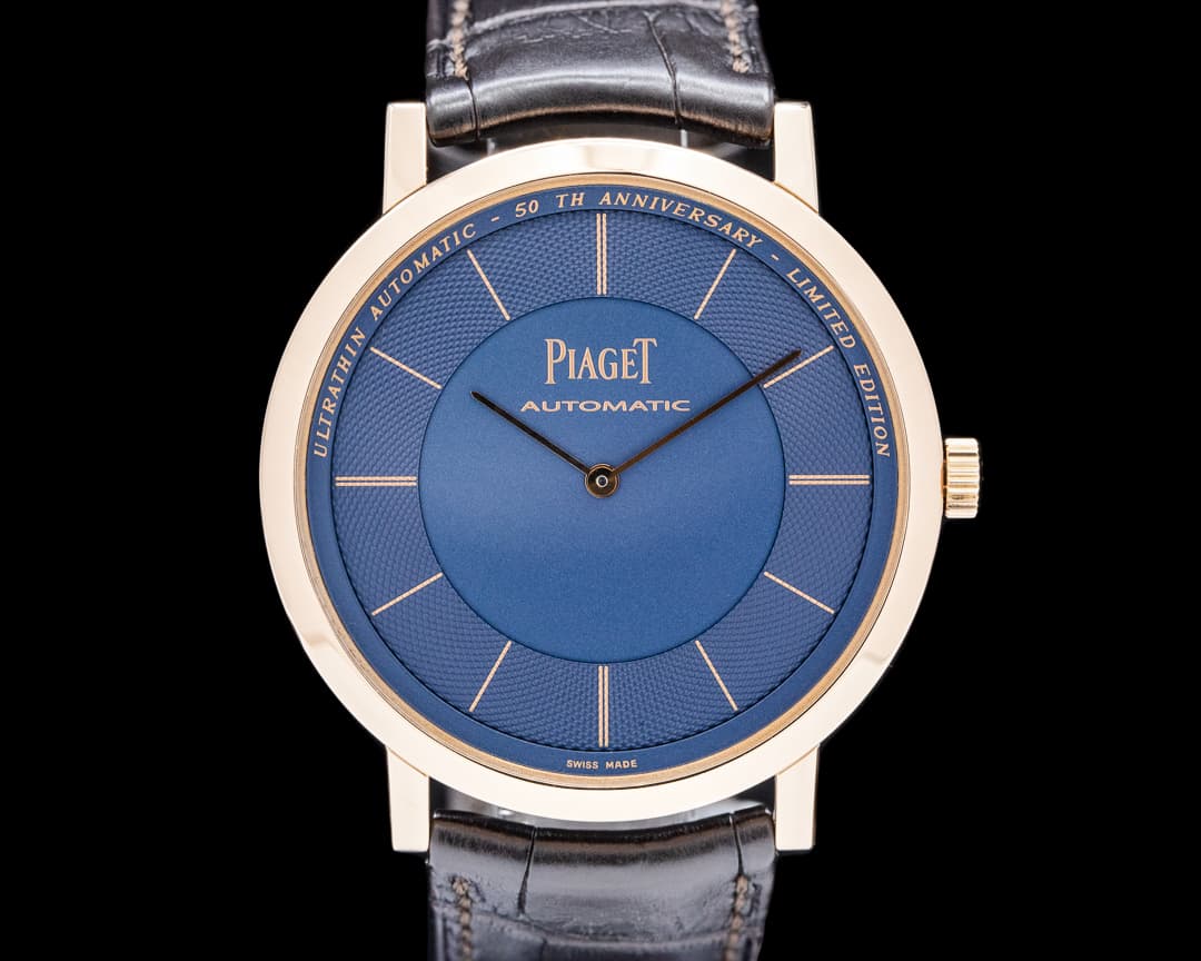 Piaget G0A35132 Altiplano "50th Anniversary" 18K Rose Gold Blue Dial LIMITED