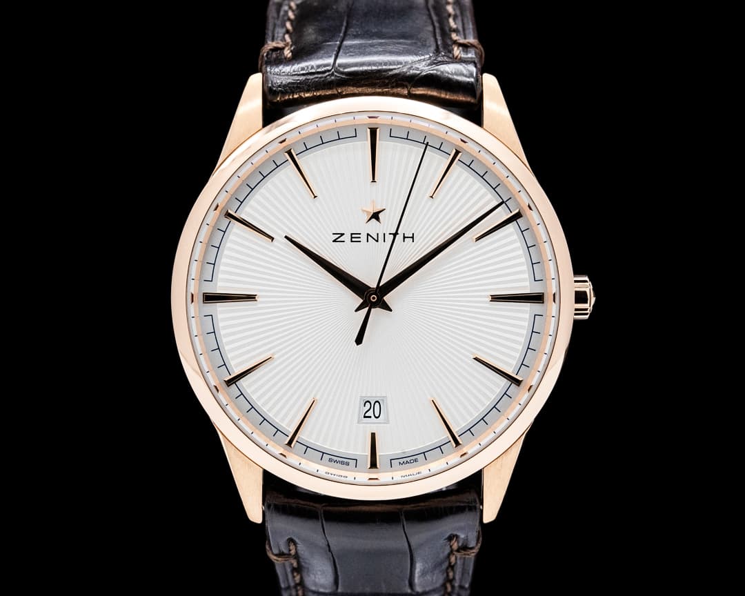 Zenith Elite Classic 18K Rose Gold Silver Dial