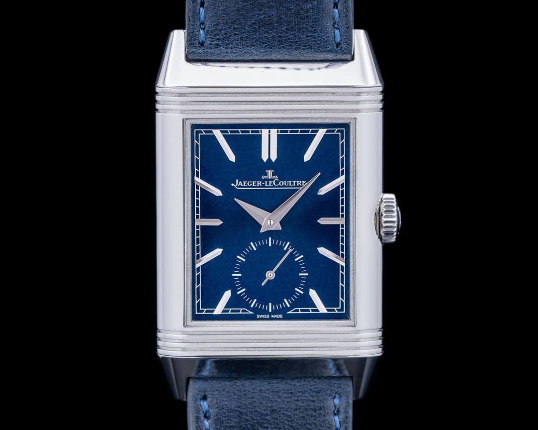 Jaeger-LeCoultre Q397848J Reverso Tribute Small Seconds SS Blue Dial