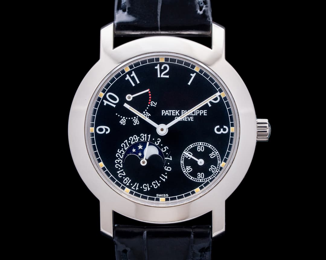 Patek Philippe 5055G Complications 18K White Gold Black Dial
