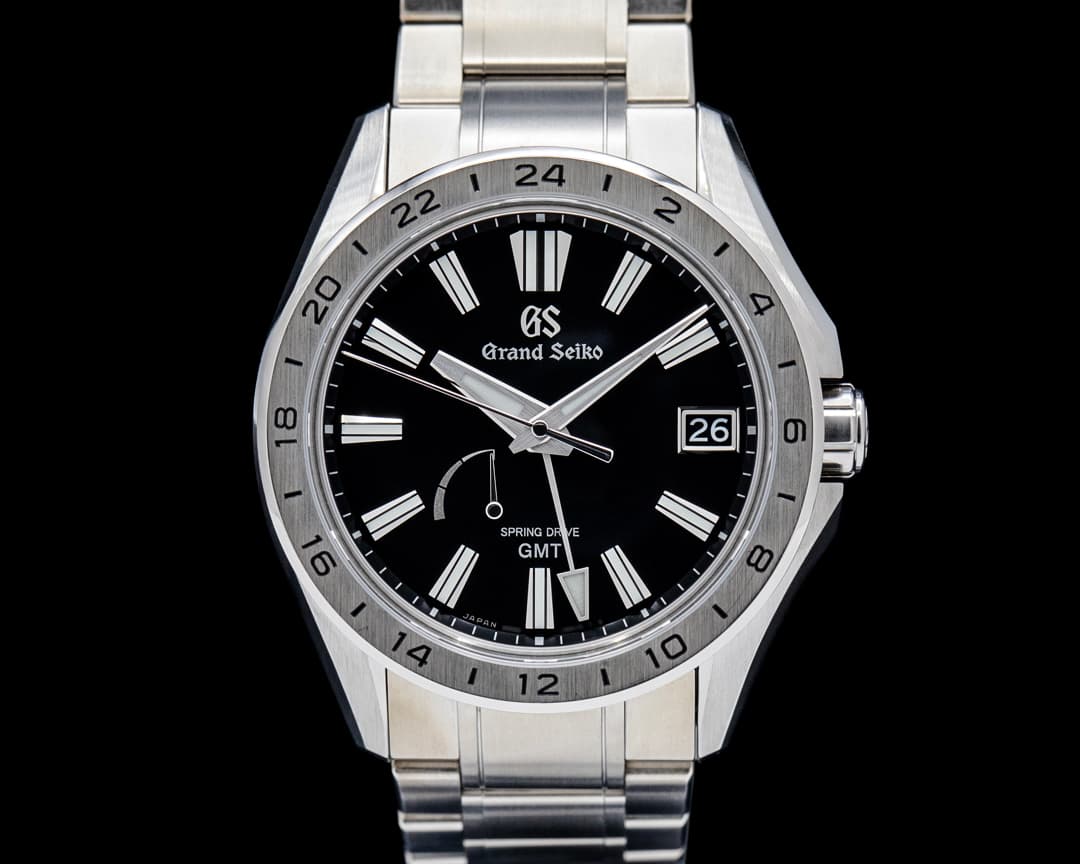 Grand Seiko SBGE283G Spring Drive GMT High-Intensity Titanium Black Dial