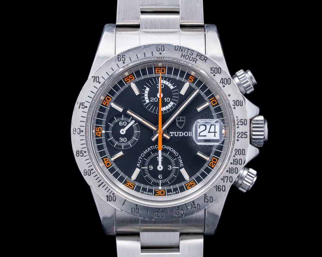 Tudor 94300 Oysterdate Chronograph "Monte Carlo" SS Black Dial