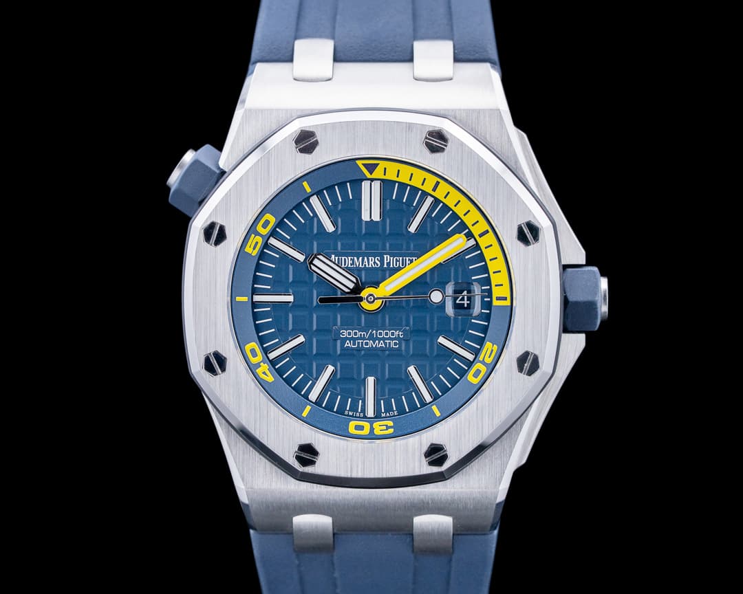Audemars Piguet 15710ST Royal Oak Offshore Diver SS Blue Dial