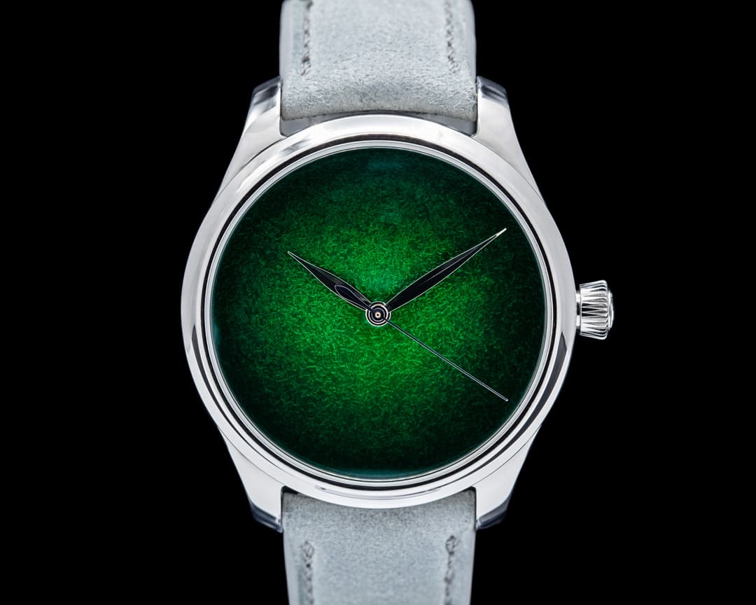H. Moser & Cie. 1200-1233 Endeavour Centre Seconds Concept SS Lime Green Dial