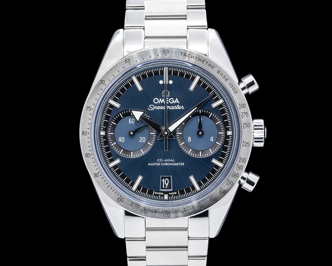 Omega Speedmaster 57 SS Blue Dial