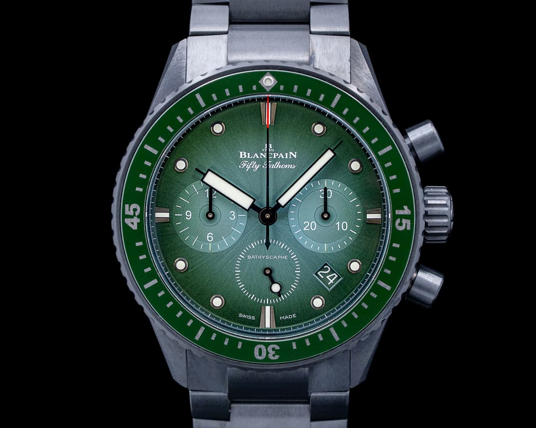 Blancpain 5200 Bathyscaphe Chronographe Flyback Ceramic Green Dial