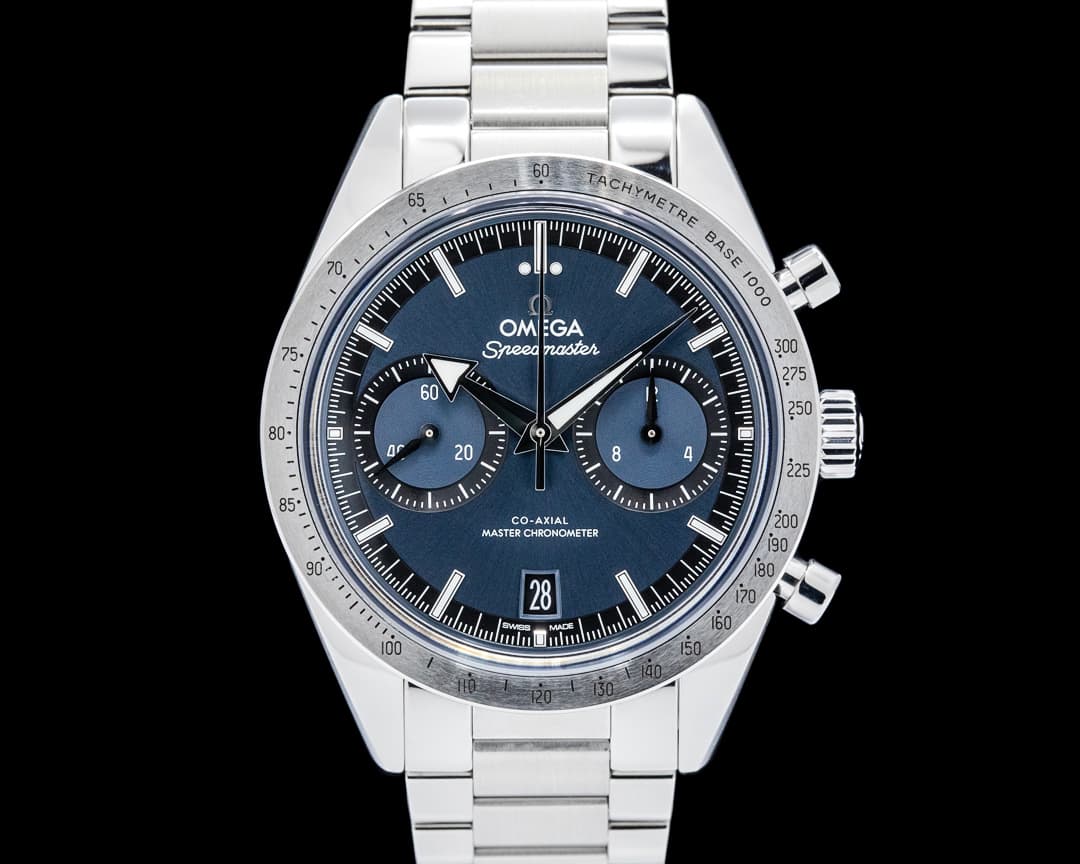 Omega Speedmaster 57 SS Blue Dial