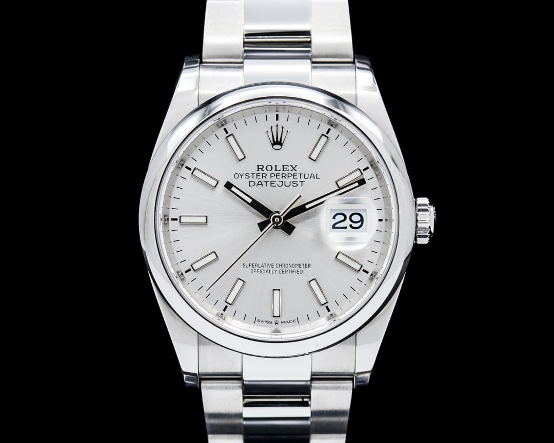 Rolex 126200 Datejust 36 SS Silver Dial
