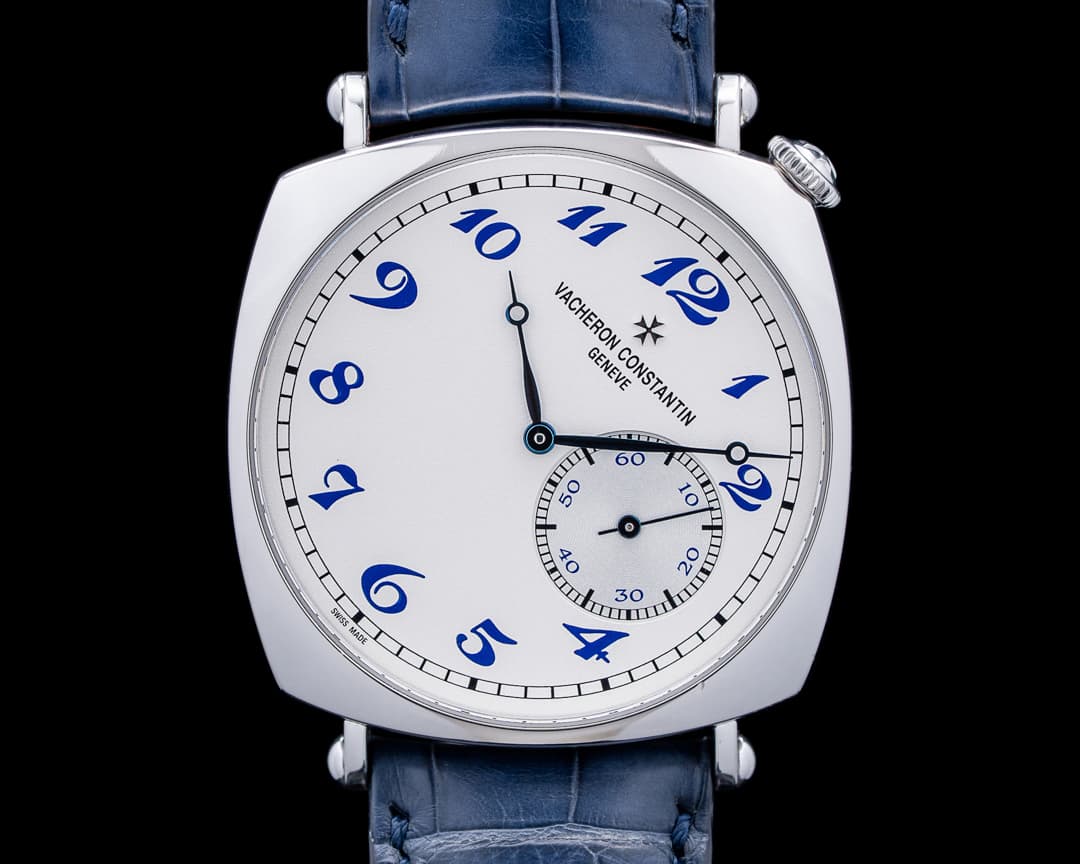 Vacheron Constantin Historiques American 1921 Platinum Silver Dial Blue Numerals RARE