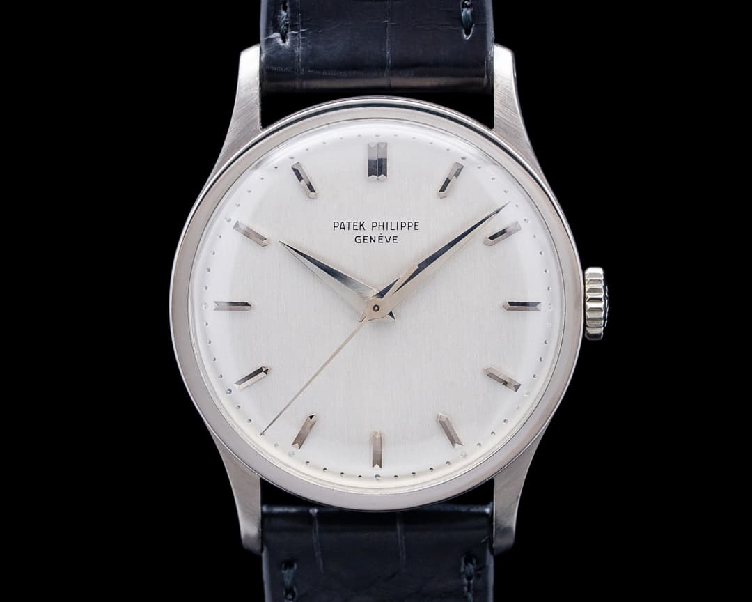Patek Philippe 570G Calatrava 18K White Gold Silver Dial
