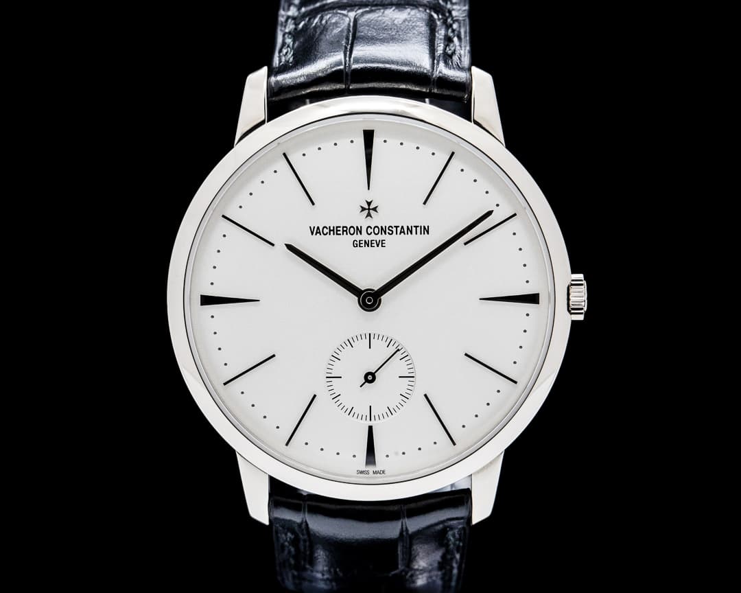 Vacheron Constantin 1110U Patrimony Manual 18K White Gold Silver Dial