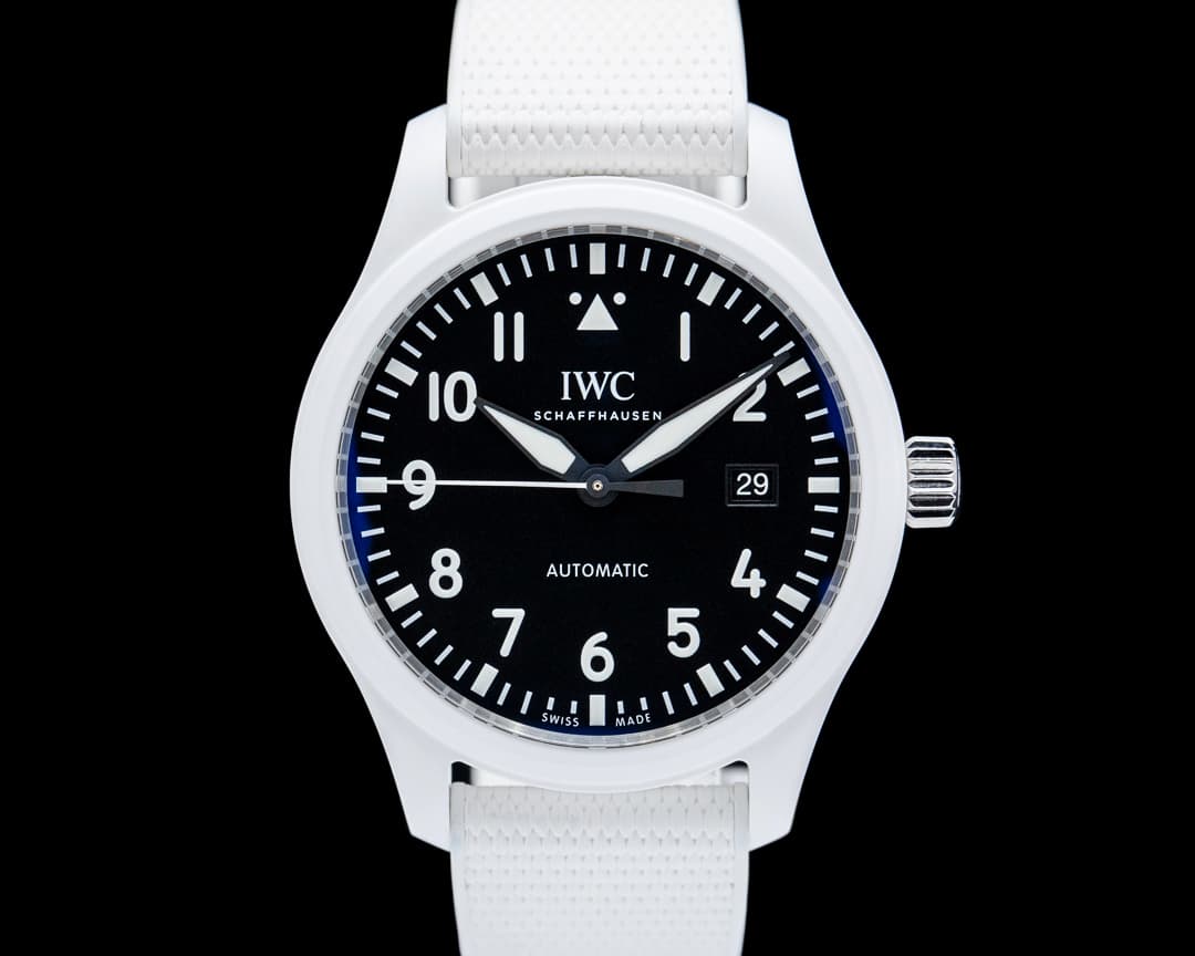 IWC Pilot's Watch Automatic 41 TOP GUN Lake Tahoe Ceramic Black Dial