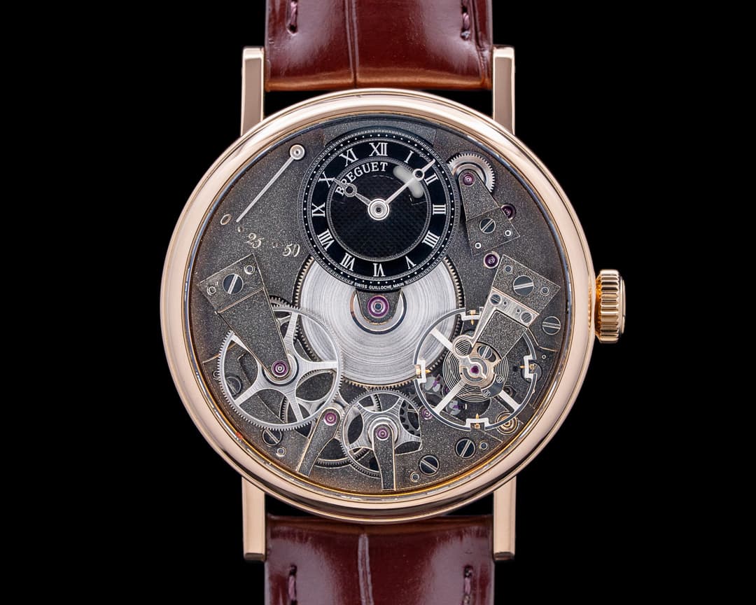 Breguet 7027BR La Tradition 18K Rose Gold Black Dial