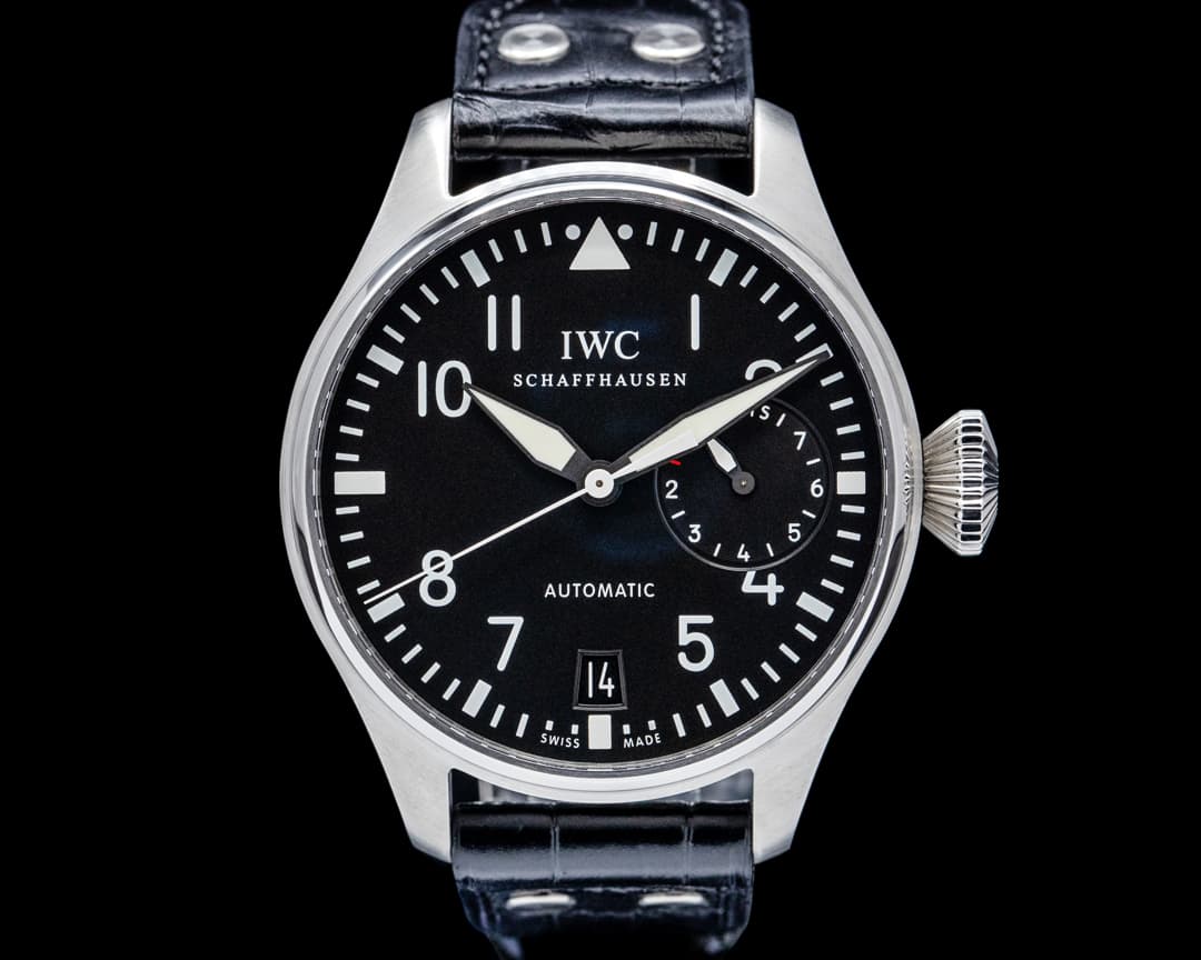 IWC IW500901 Big Pilot's Watch SS Black Dial