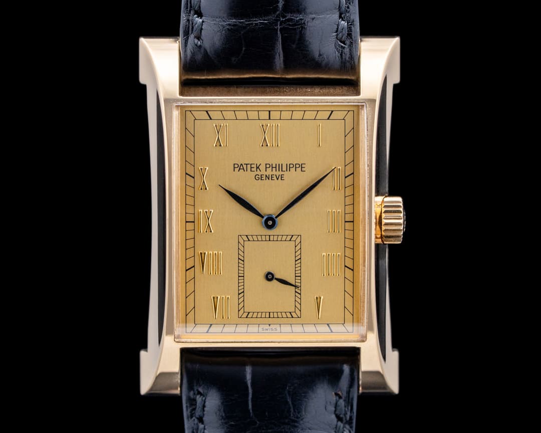 Patek Philippe 5500J Pagoda 18K Yellow Gold Champagne Dial
