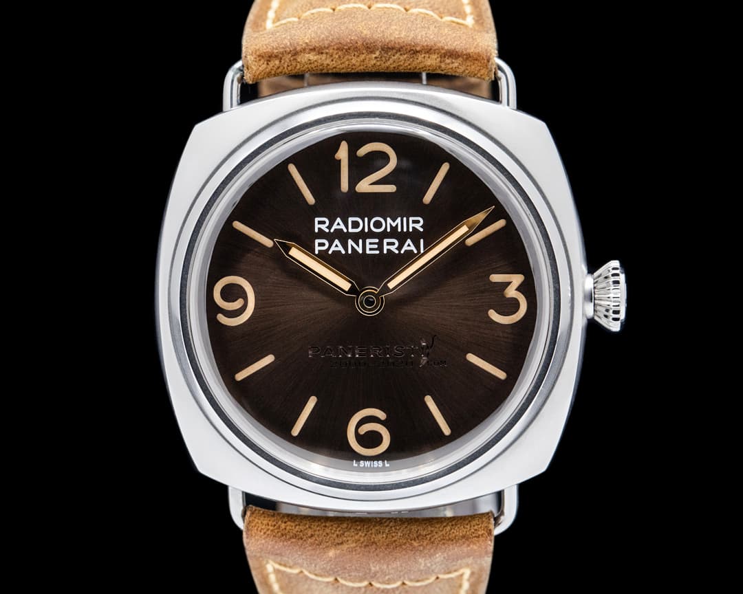 Panerai PAM02020 Radiomir Venti SS Brown Dial LIMITED