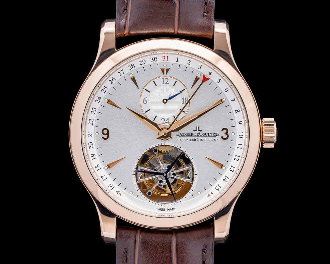 Jaeger-LeCoultre Q1652420 Master Tourbillon 18K Rose Gold Silver Dial