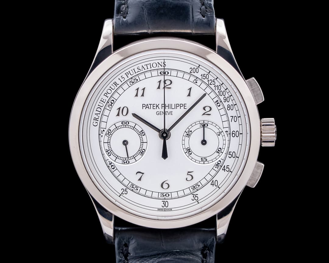Patek Philippe 5170G Chronograph 18K White Gold Silver Dial