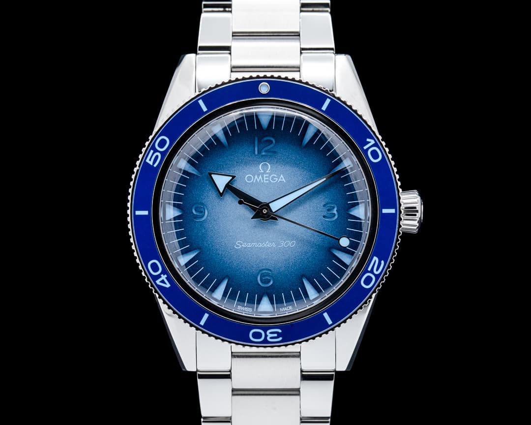 Omega Seamaster 300 Summer Blue SS Blue Dial