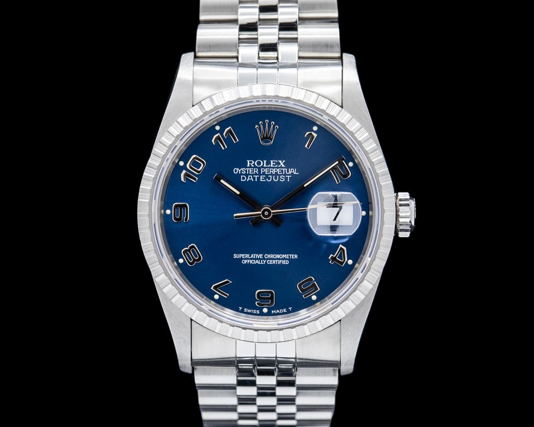 Rolex 16220 Datejust SS Blue Dial